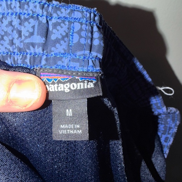 Patterned Blue Pattern Boys Shorts - Picture 3 of 4